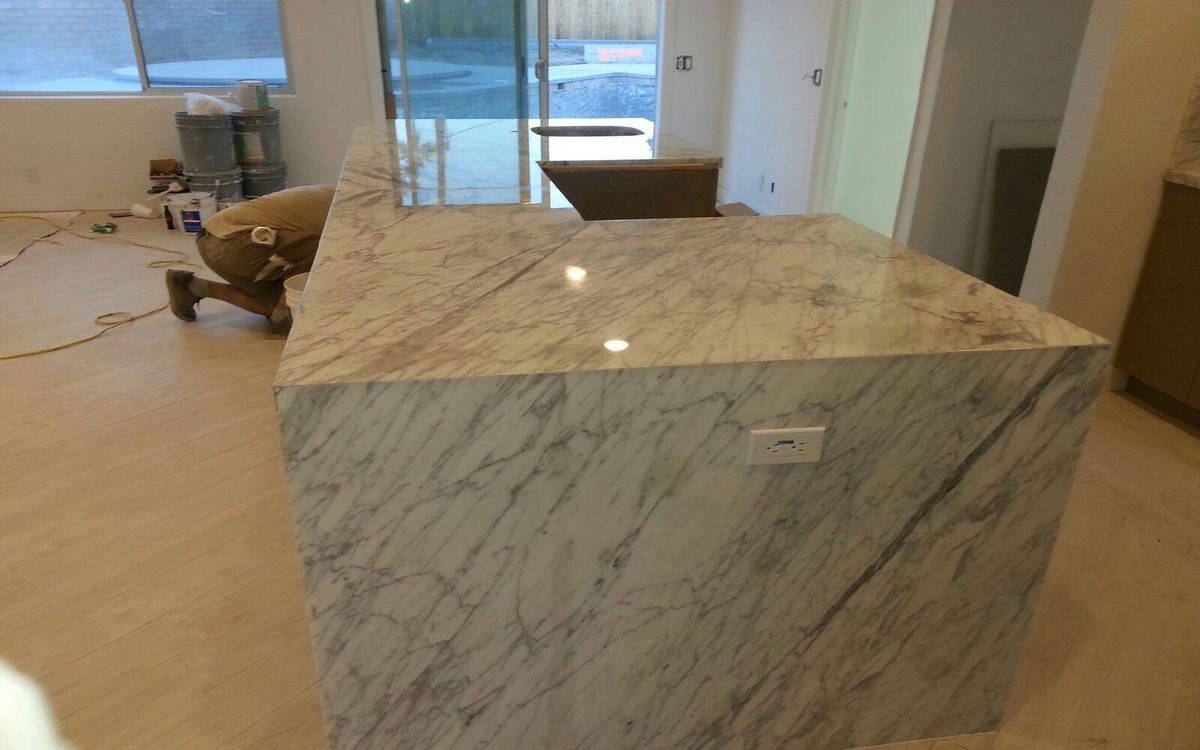 Commercial project — custom stonework