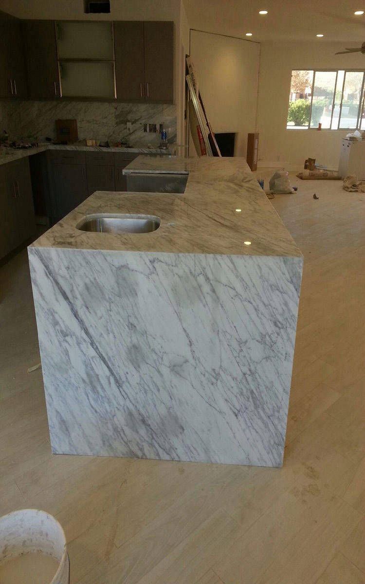 Commercial project — custom stonework